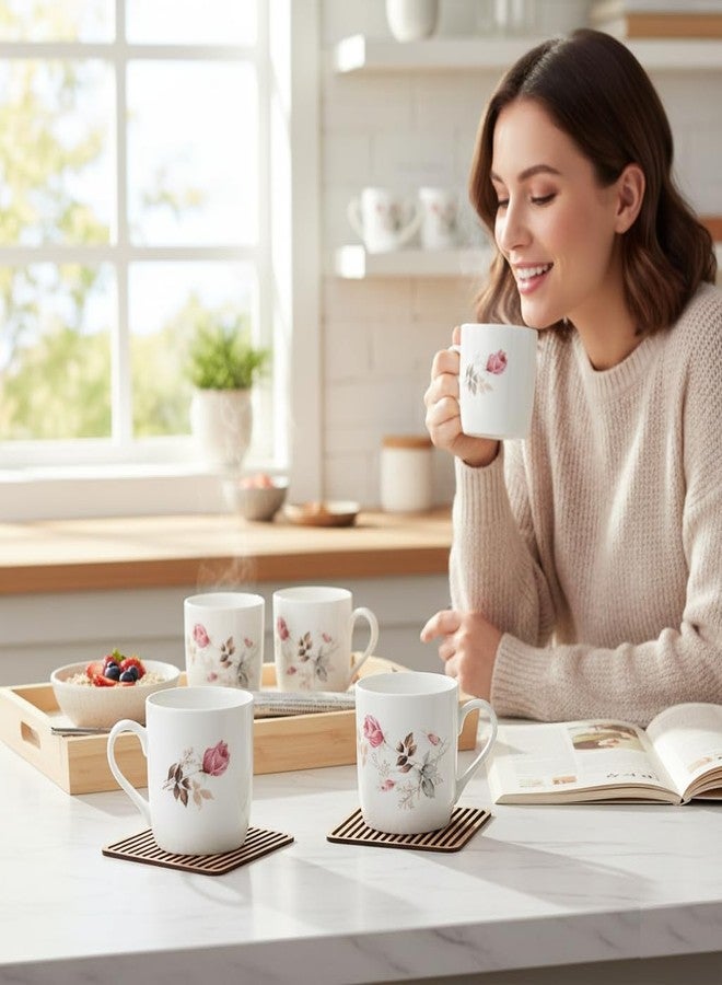 Clay Craft Ceramic Coffee Cup - Set Of 6, Multicolor, 200ml - Image 4